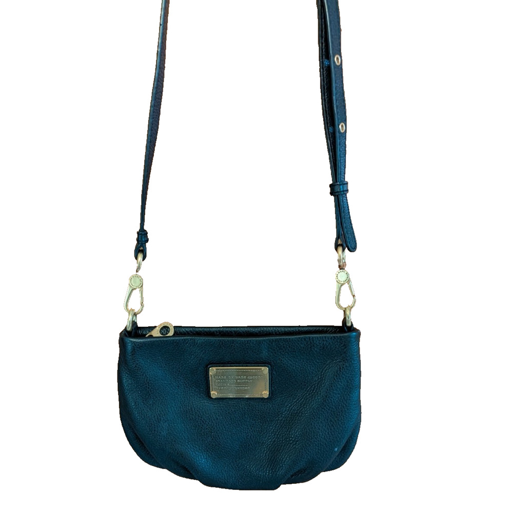 Marc By Marc Jacobs Q Percy Mini Crossbody Leather Black Bag Purse